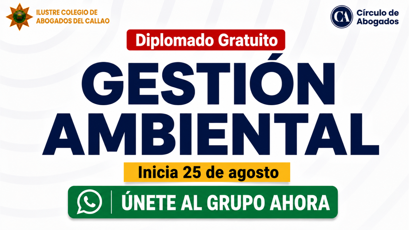 Diplomado gratuito en Gestión Ambiental